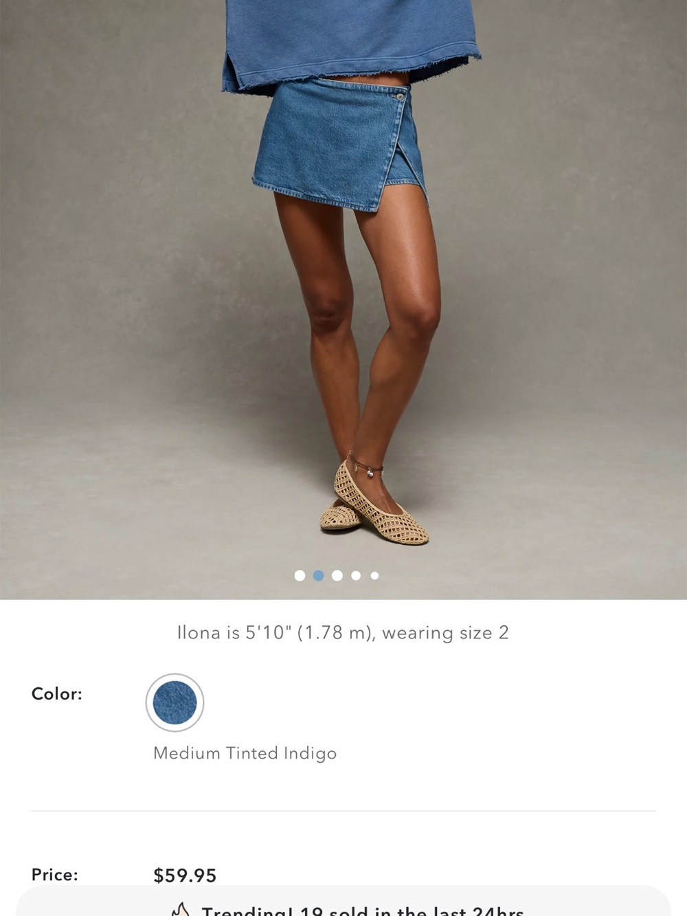American Eagle mini skort